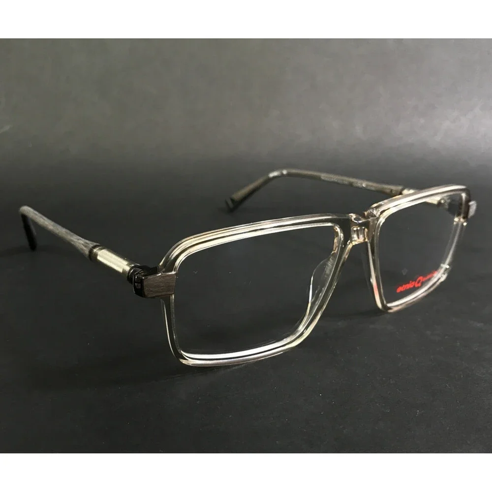 Etnia Barcelona Eyeglasses Frames FLAGSTAFF GYBR Clear Gray Brown 57-14-148